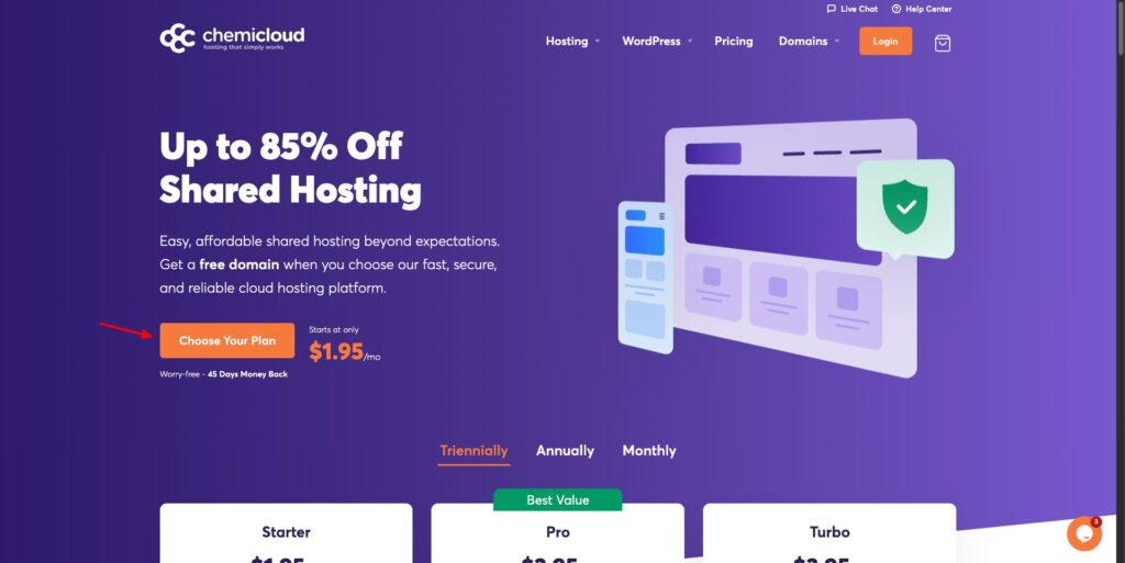Chemicloud BF deal page