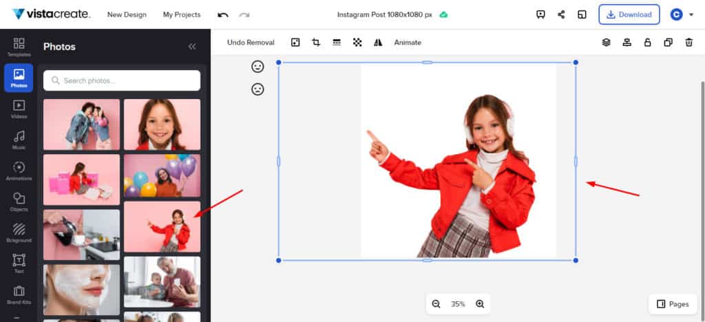 Canva vs Crello (2026) - Which is Best For You? 37 VistaCreate Background Remover