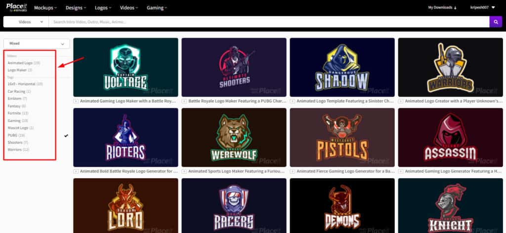 Animated Logo templates