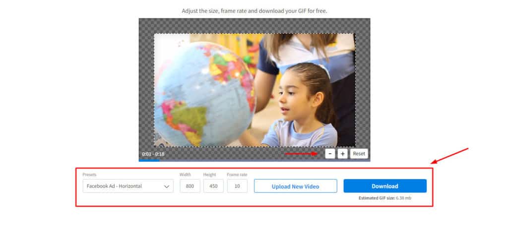 Video to GIF creator
