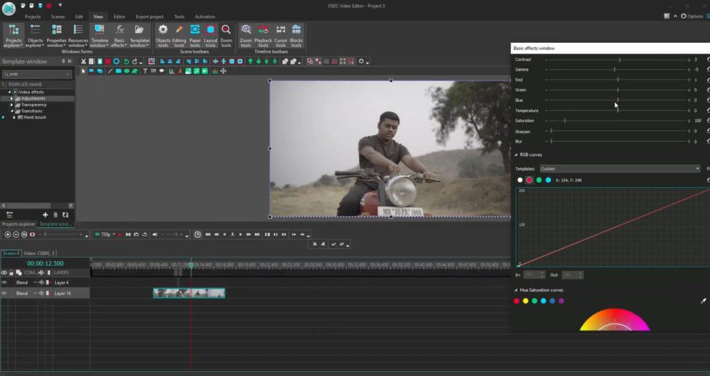 6 Best Free Video Editor Softwares For PC (2026) - Free Video Editing Apps For PC 20 Color correction in VSD
