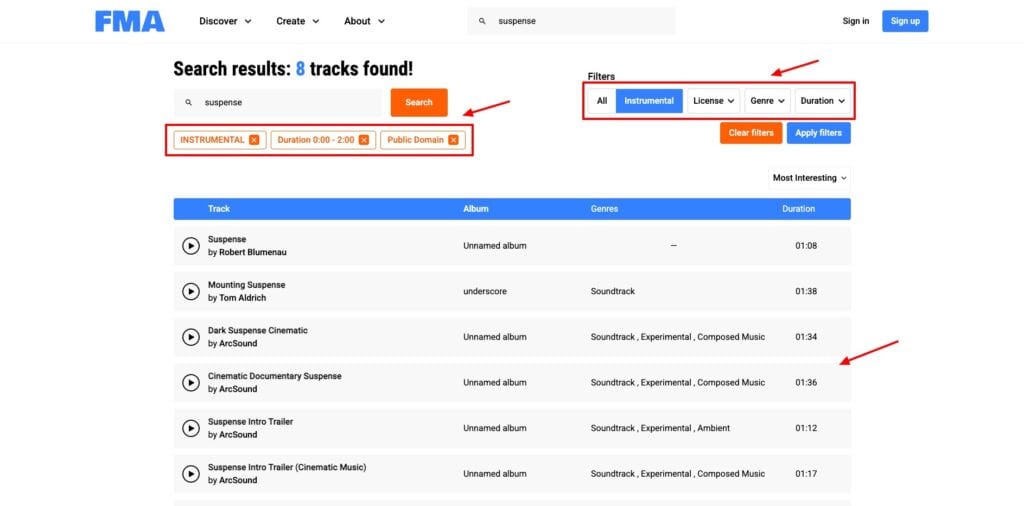 Free music archive - music library