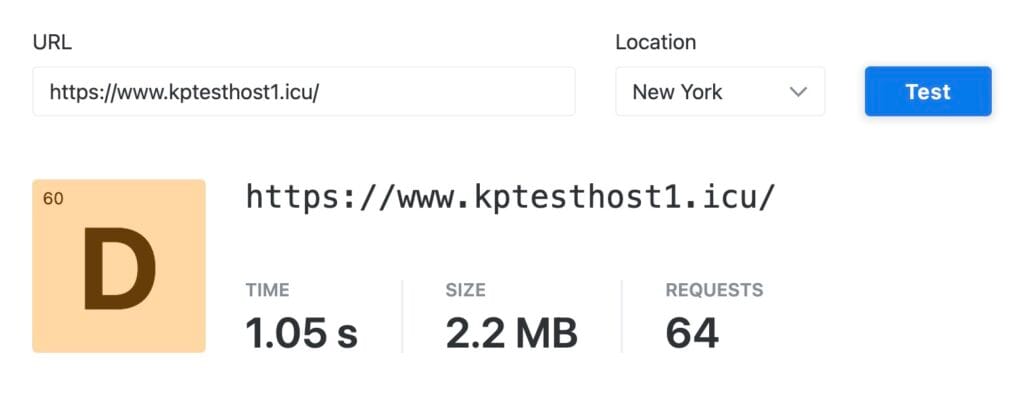 Scala hosting speeds - US
