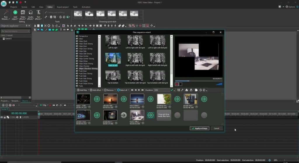 6 Best Free Video Editor Softwares For PC (2026) - Free Video Editing Apps For PC 19 Slideshow feature in VSDC
