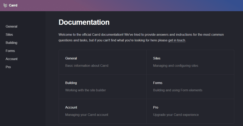 Carrd Review (2026) - Affordable Landing Page Builder 17 Carrd knowledge base