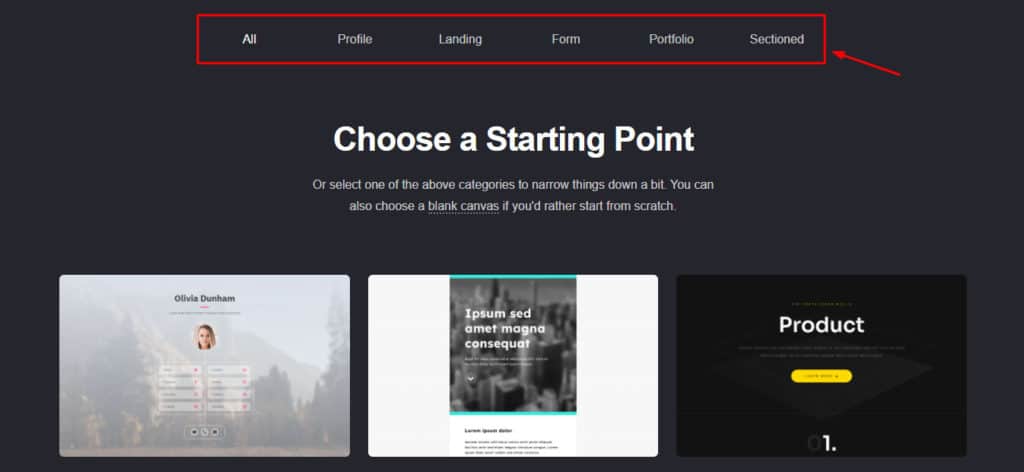 Carrd Review (2026) - Affordable Landing Page Builder 5 Carrd templates