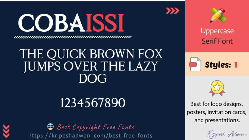 Best Copyright Free Fonts (2026) - Download Free Fonts For Commercial Use 2 Cobaissi-free-font