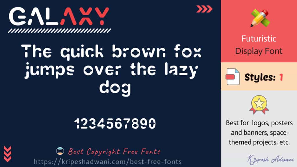 Best Copyright Free Fonts (2026) - Download Free Fonts For Commercial Use 53 Galaxy-free-font