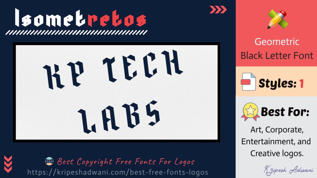 Isometretos-free-font