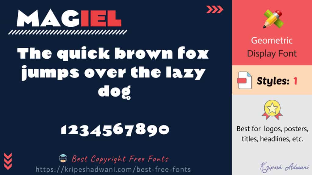 Best Copyright Free Fonts (2026) - Download Free Fonts For Commercial Use 52 Magiel-free-font