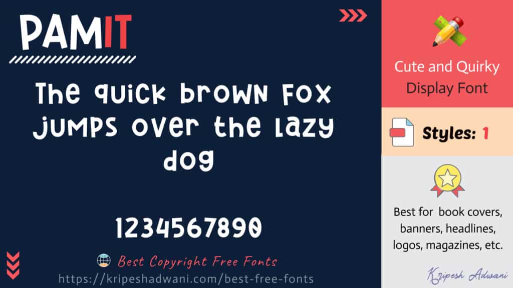 Best Copyright Free Fonts (2026) - Download Free Fonts For Commercial Use 46 Pamit-free-font