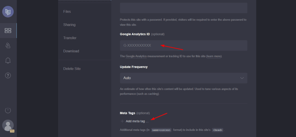 Carrd Review (2026) - Affordable Landing Page Builder 20 SEO features on Carrd