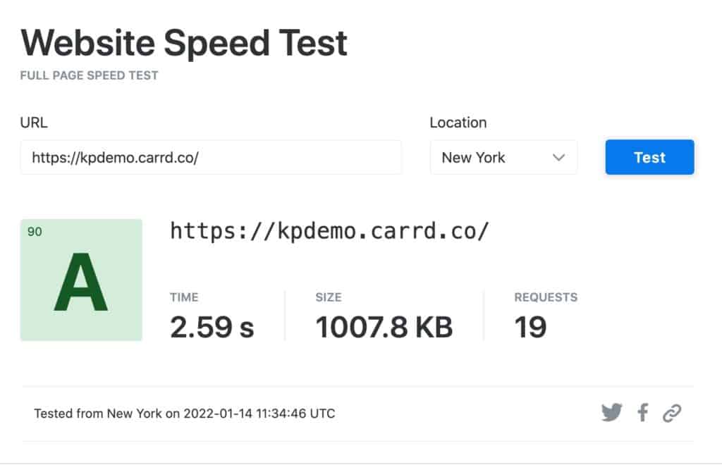 Carrd Review (2026) - Affordable Landing Page Builder 16 Speed Test (NewYork)