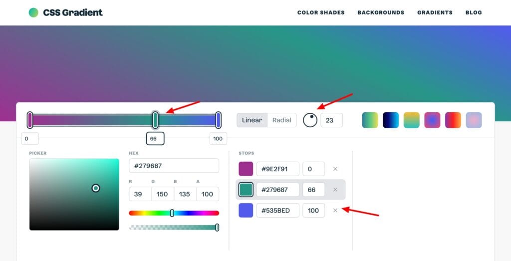 15 Best Color Picker Tools (2026) - Color Palette Tools For Designers & Developers 3 CSS gradient