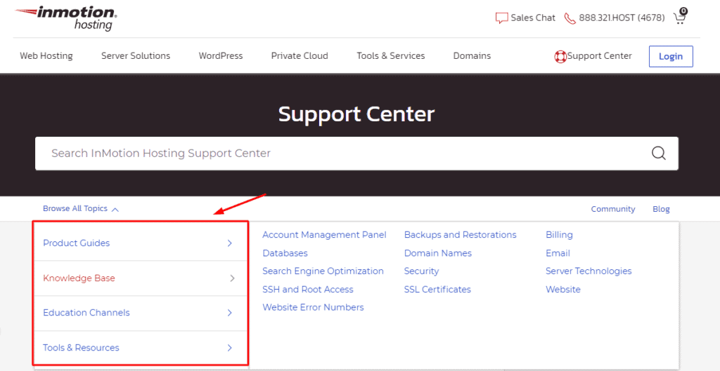InMotion Knowldgebase