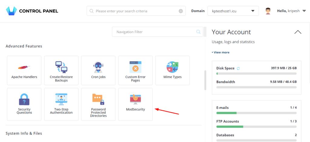 SiteCountry Security Features
