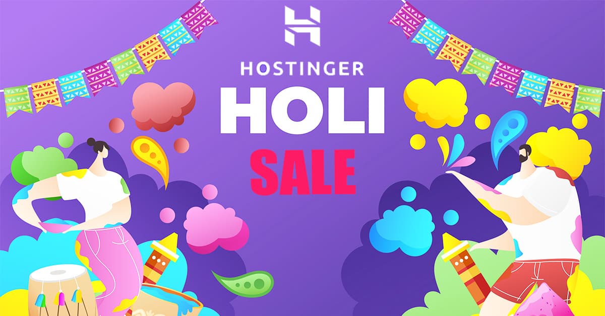 hostinger holi sale