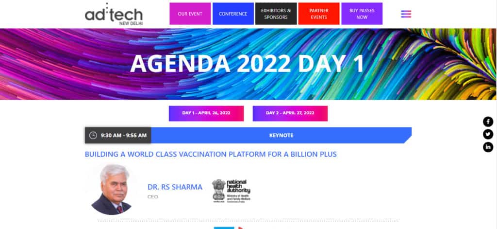 ad:tech New Delhi (April 2022) - Top Marketing & Media Event in India 5 Adtech Agenda Day 1