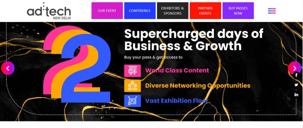 ad:tech New Delhi (April 2022) - Top Marketing & Media Event in India 2 Adtech homepage