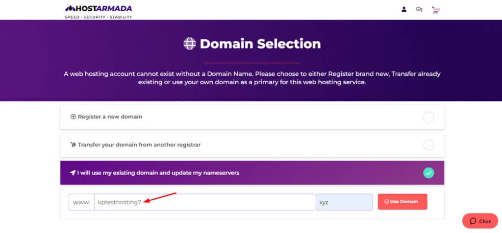HostArmada Coupon Code (2025) & Discounts 2 Addinga domain on HostArmada