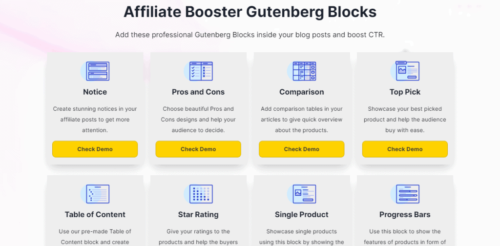 Affiliate Booster Review (2026) - Best Affiliate Plugin For WordPress? 2 AffiliateBooster Blocks
