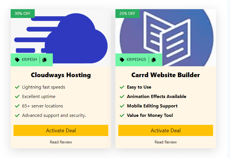 Affiliate Booster Review (2026) - Best Affiliate Plugin For WordPress? 22 AffiliateBooster Coupon Grid Block