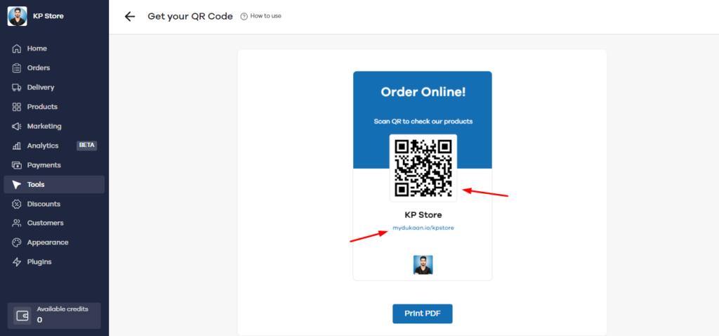 Dukaan App Review (2026) - Cheap Shopify Alternative 19 Dukaan QR Code
