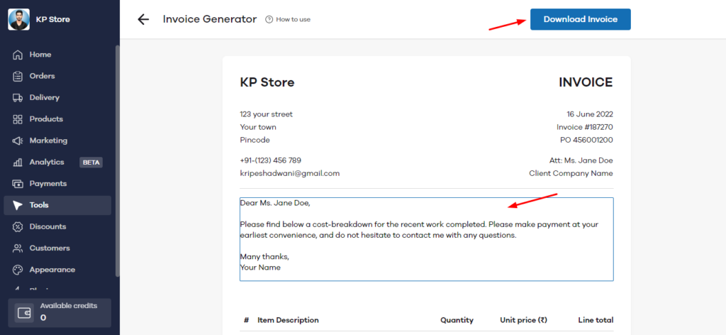 Dukaan App Review (2026) - Cheap Shopify Alternative 22 Dukaan invoice generator