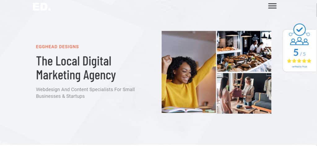 EggHead Designs website