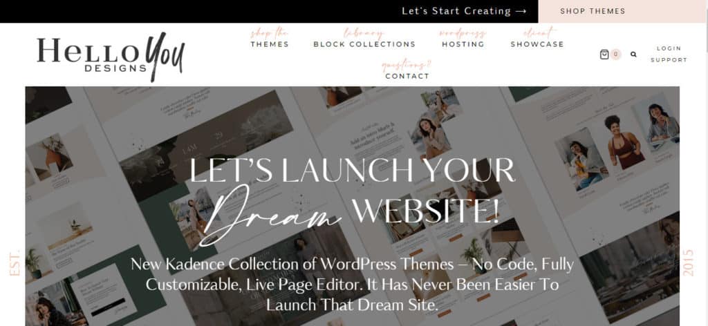 HelloYouDesigns website