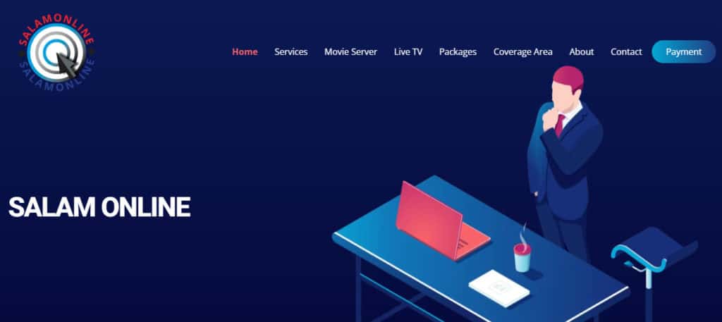 Salam Online website