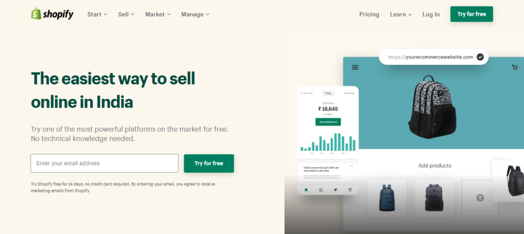 Dukaan App Review (2026) - Cheap Shopify Alternative 40 Shopify homepage