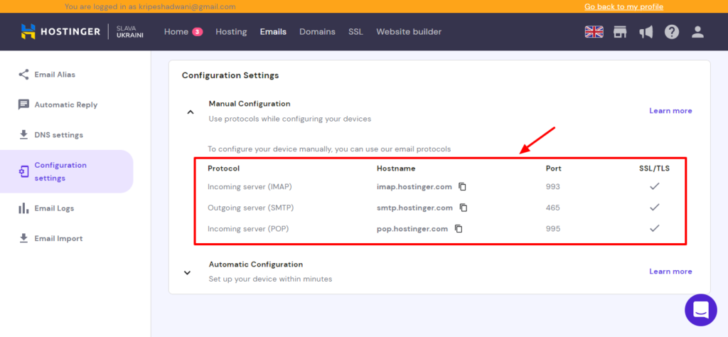 Connect Business Email to Gmail for Free (2026) - 7 Steps 8 Configuring mail server settings