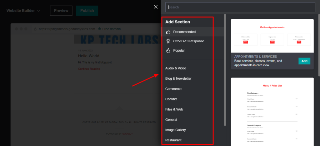 10 Best Free Website Builders (Hand-Picked For 2026) 30 GoDaddy Customization