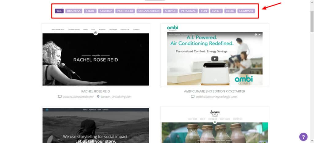 10 Best Free Website Builders (Hand-Picked For 2026) 9 Strikingly templates