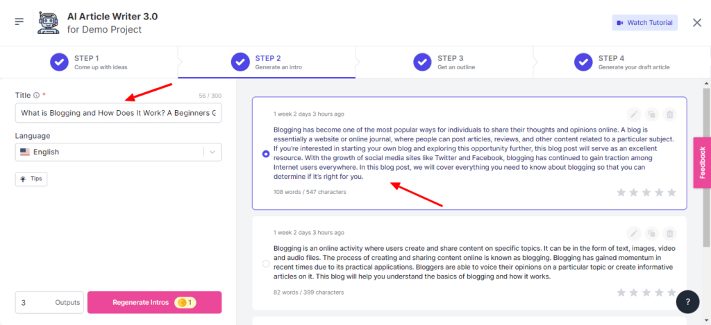 Writesonic Review (2026) - Is it Accurate & Cheap? 9 AI Article Writer Stage 2