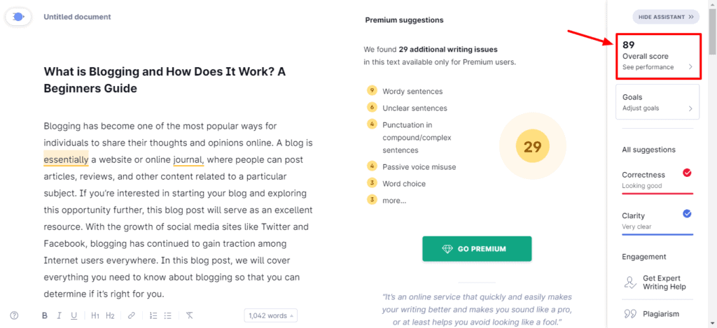 Writesonic Review (2026) - Is it Accurate & Cheap? 43 Result with Grammarly