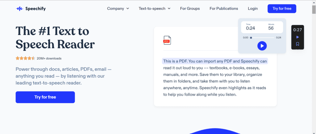 20 Best Chrome Extensions for Productivity (2026) - Get More Done 17 Speechify Chrome Extension