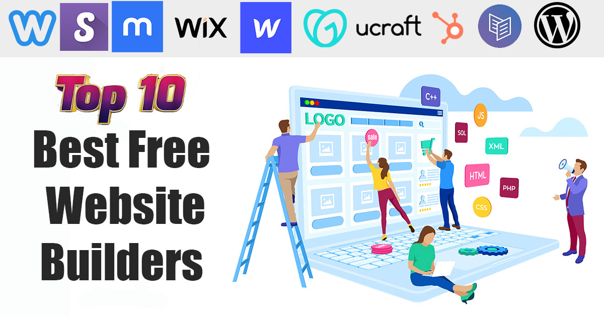 Top 10 Free Website Builders