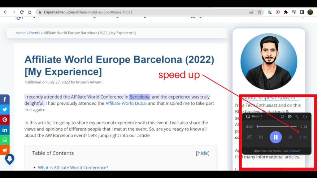20 Best Chrome Extensions for Productivity (2026) - Get More Done 18 Using Speechify Chrome Extension to listen to the text