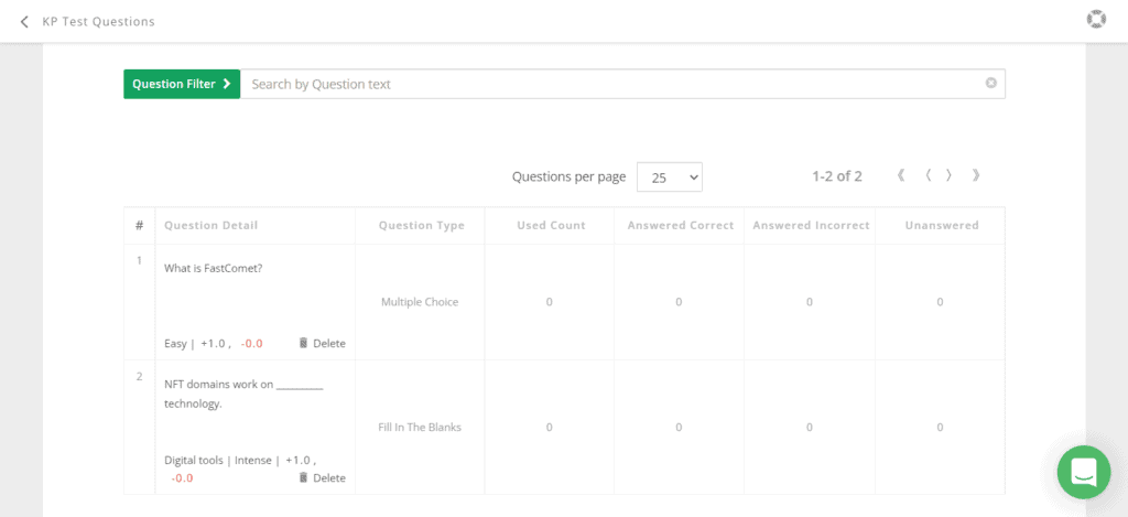 Learnyst Question Pool