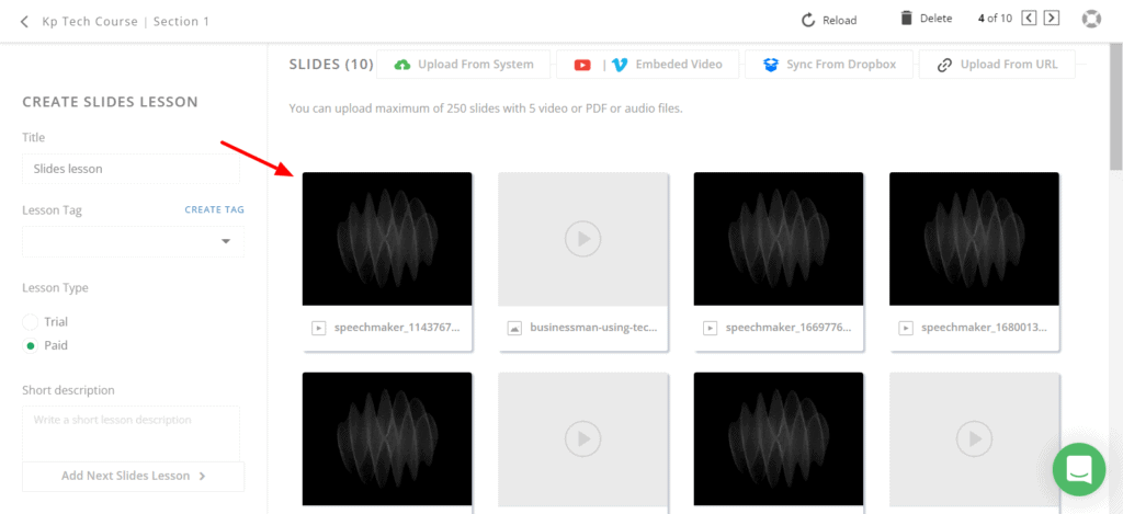 Learnyst Slide Lessons