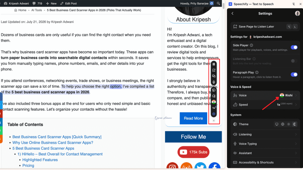 19 Best Chrome Extensions for Productivity (2026) - Get More Done 16 speechify-chrome-extension-interface