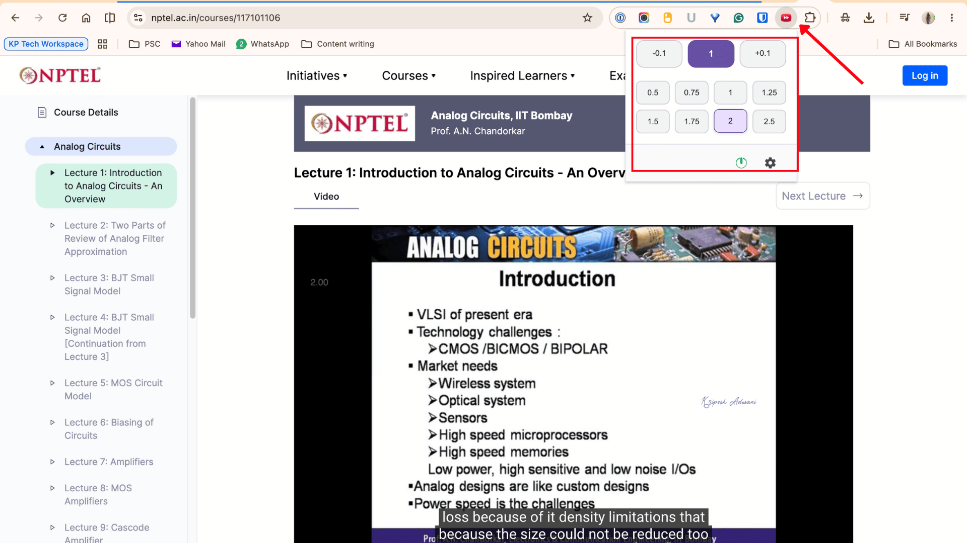 19 Best Chrome Extensions for Productivity (2026) - Get More Done 18 video-speed-controller-chrome-extension-interface