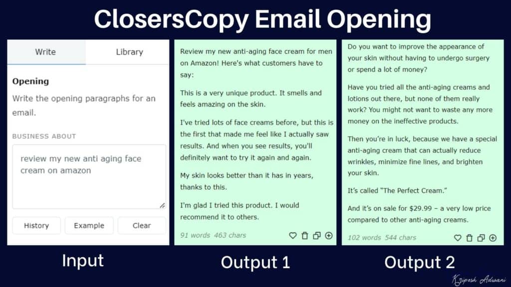 ClosersCopy Review (2026) - A New Way to Write Copy? 12 ClosersCopy Email Opening
