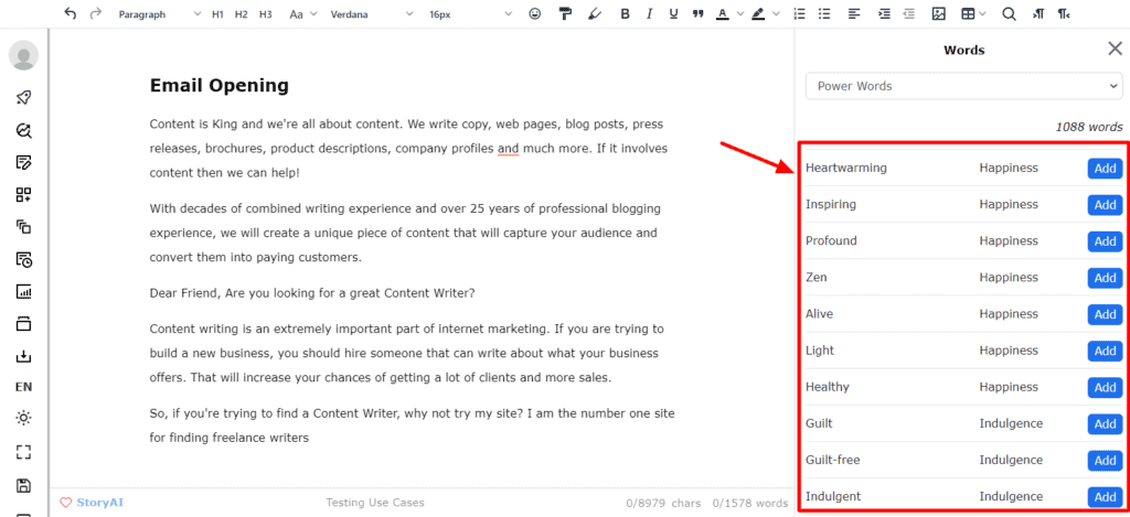 ClosersCopy Review (2026) - A New Way to Write Copy? 48 ClosersCopy Power words