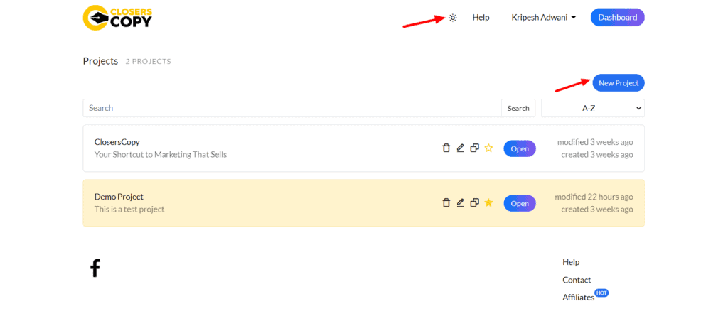 ClosersCopy Review (2026) - A New Way to Write Copy? 2 ClosersCopy User Interface