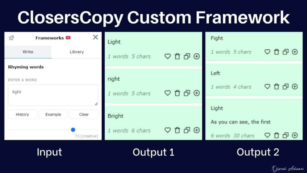 ClosersCopy Review (2026) - A New Way to Write Copy? 51 Custom framework generator output