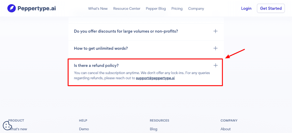 Peppertype Refund Policy