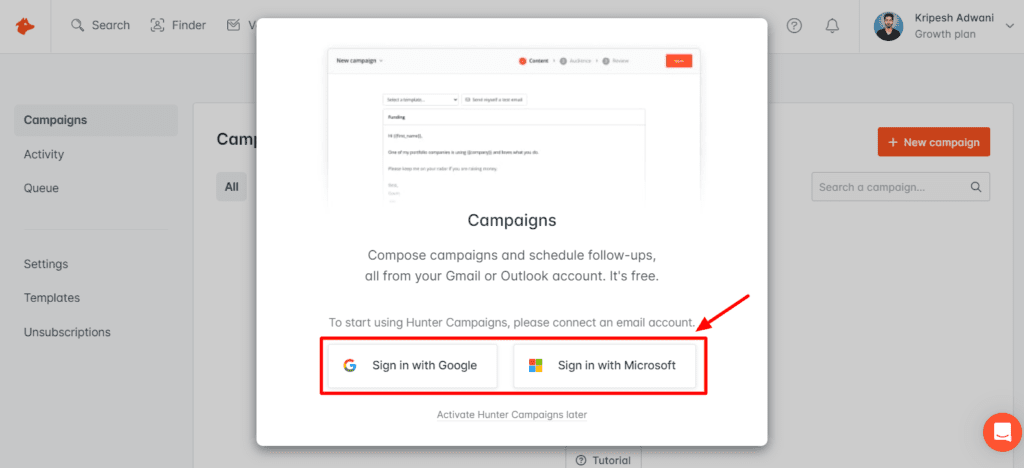 Hunter.io Review (2026) - How It Can Save Hours 9 Hunter Email Campaigns